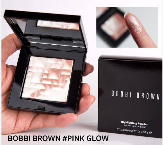 bobbi brown highlighter powder pink glow 8g