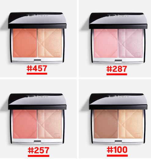 DIOR Rouge Blush Colour & Glow Multi-Use Face Palette Color and Highlighter Duo