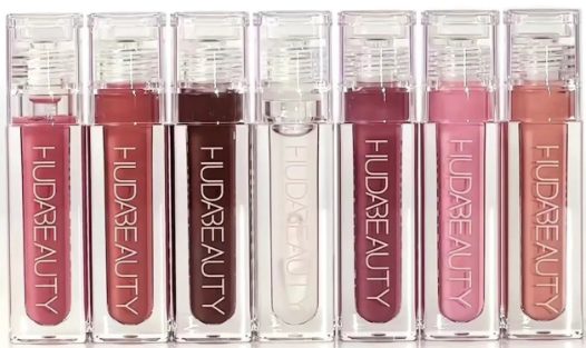 HUDA BEAUTY  Faux Filler Shiny Non-Sticky Lip Gloss