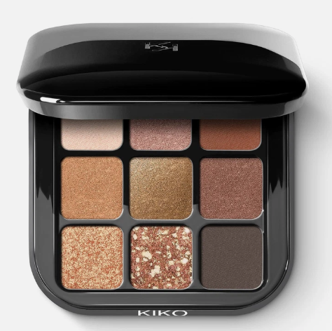 KIKO Milano Glamour Multi Finish Eyeshadow Palette | Palette With 9 Eyeshadow palette