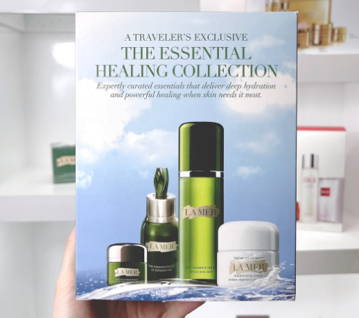 Lamer Essential Healing Collection Treatment Lotion 150ml, The Concentrate 50ml, Moisturising Cream 60ml, Eye Concentrate 15ml