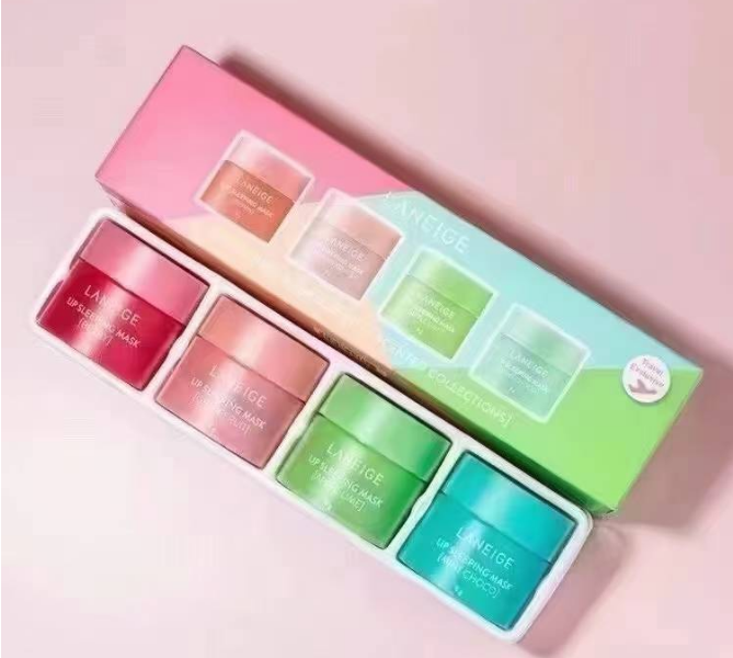 LIP SLEEPING MASK MINI KIT ()4 SCENTED COLLECTIONS