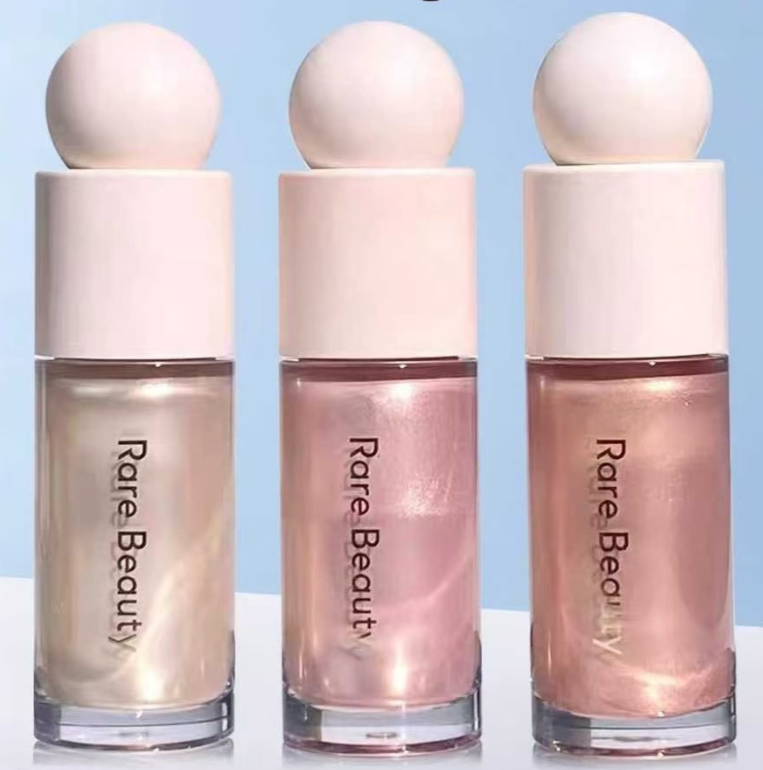 Rare Beauty Positive Light Liquid Luminizer Highlighter Bronze Gold Champagne Pink Shimmer Rose