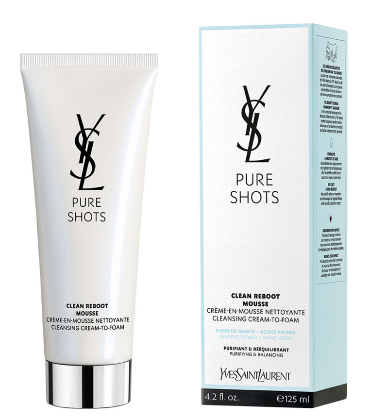 YSL Pure Shots Clean Reboot Mousse Cleanser 125ml