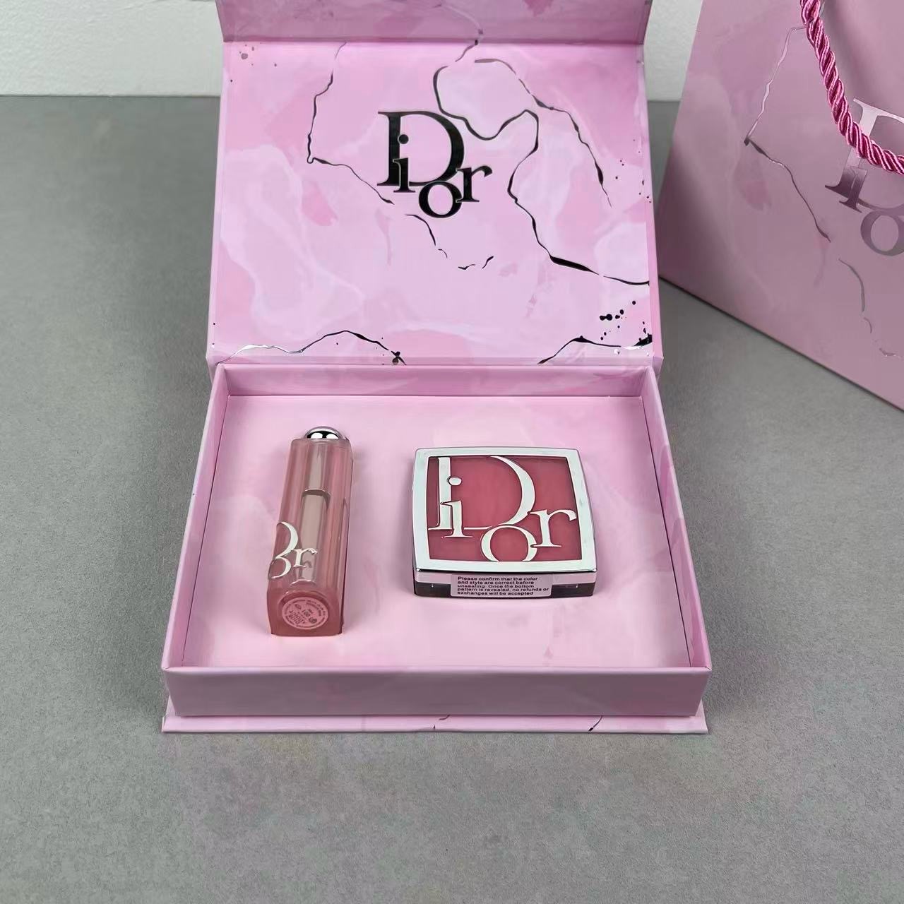 Dior blush & Lipstick gift set