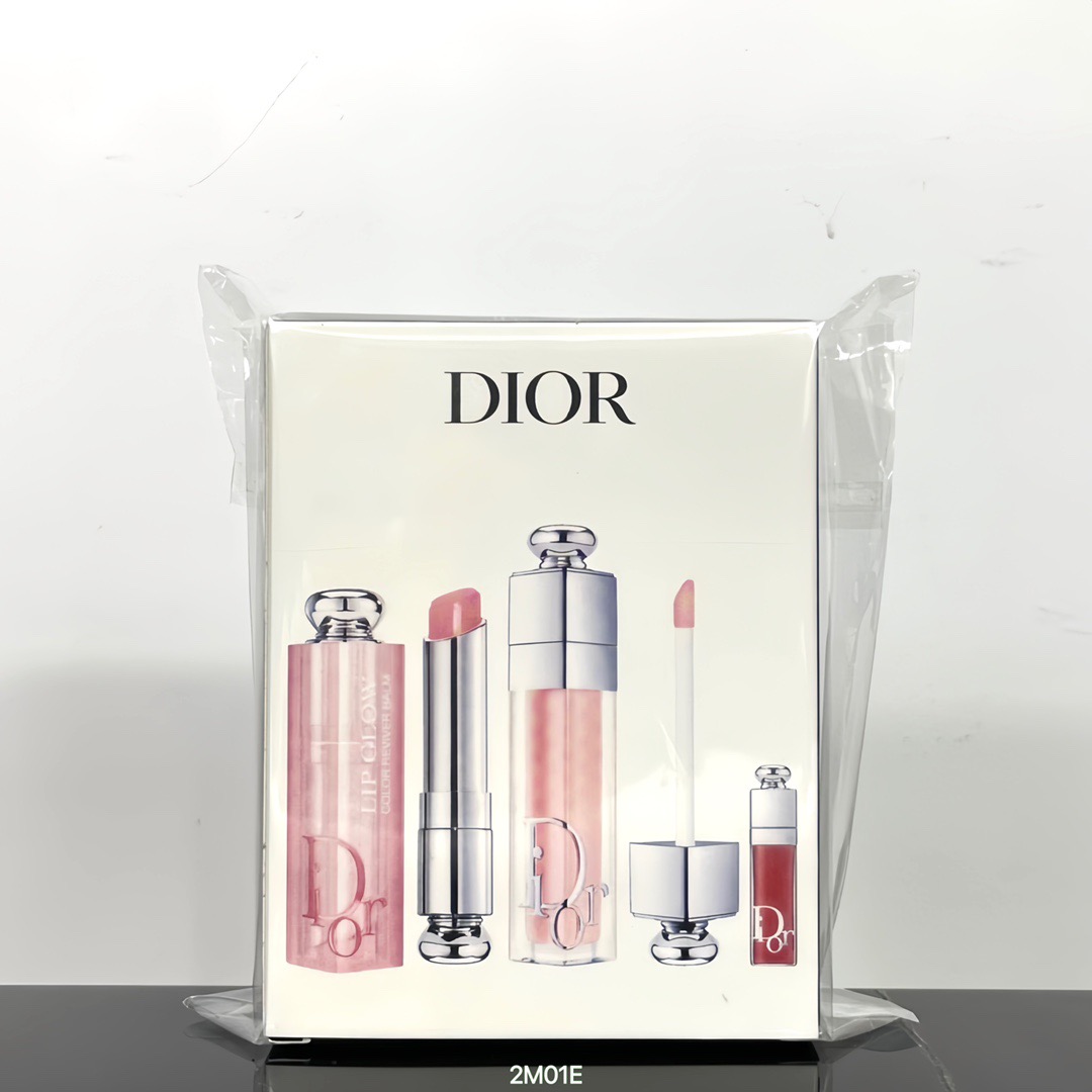 Dior Addict Natural Glow Lip Essentials Makeup Set 6/2ml/3.2g