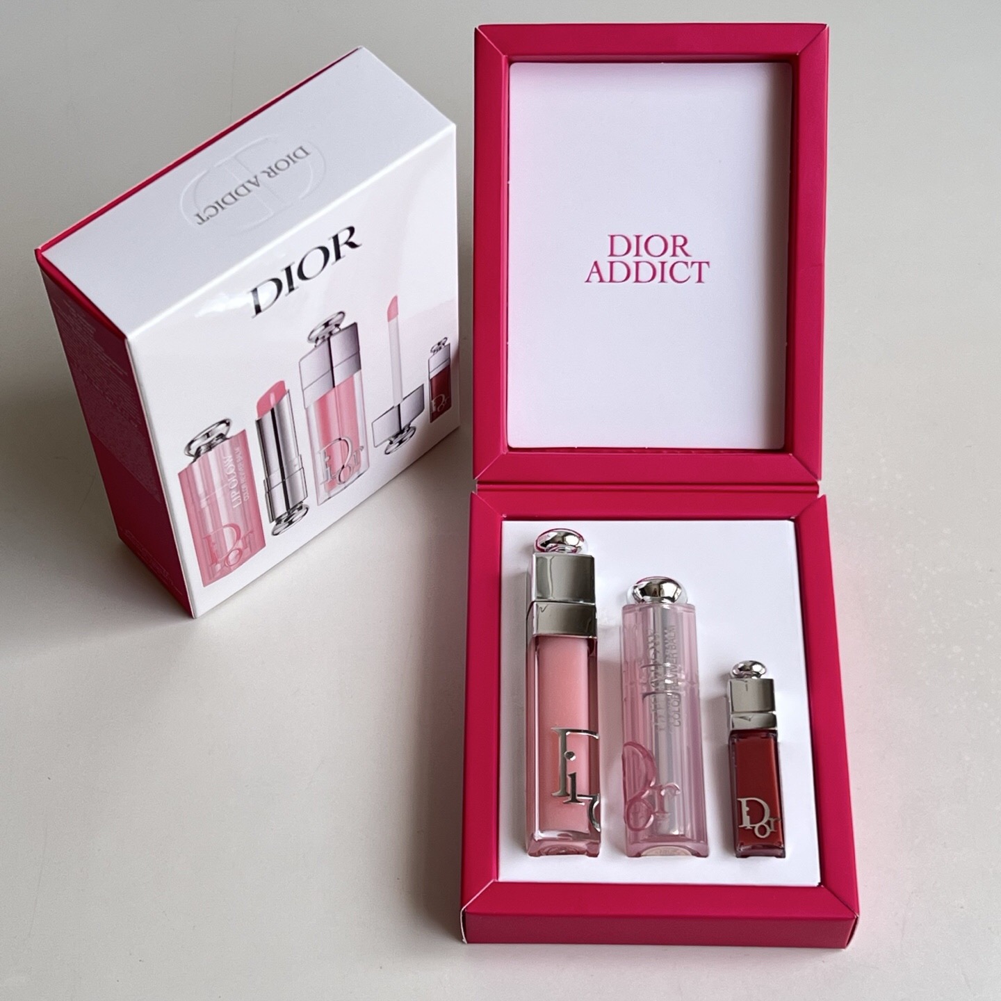 Dior Addict Natural Glow Lip Essentials Makeup Set 6/2ml/3.2g