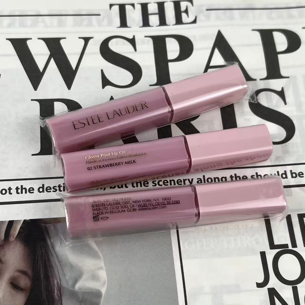 ESTEELAUDER gloss pout lip oil medium size 4.6ml