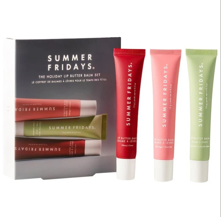 Summer Fridays The Holiday Lip butter balm Trio set